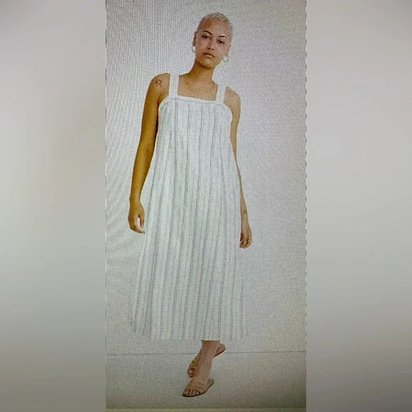 Madewell | Dresses | Madewell Linen Cotton Midi Princess Seam Dress Size  Xxl Nwt | Poshmark
